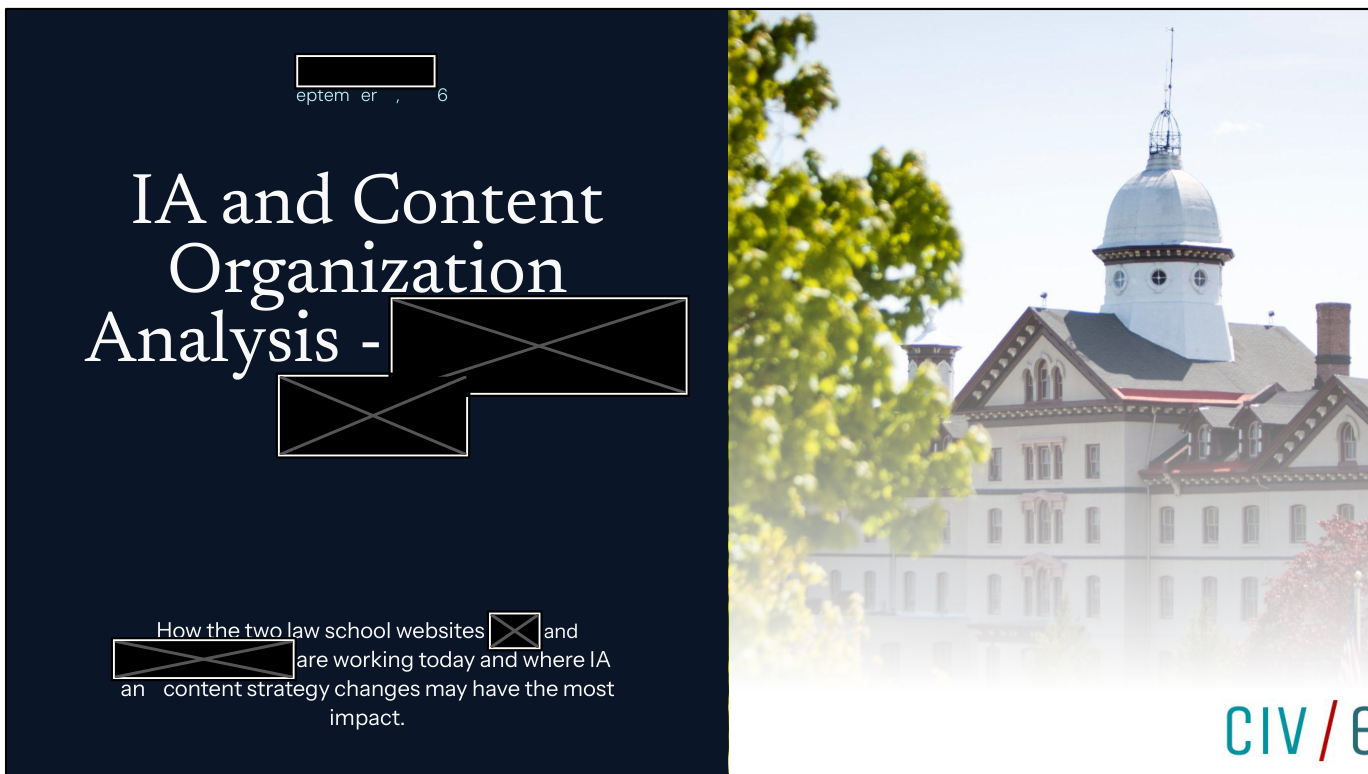 Information Architecture Analysis and Recommendations