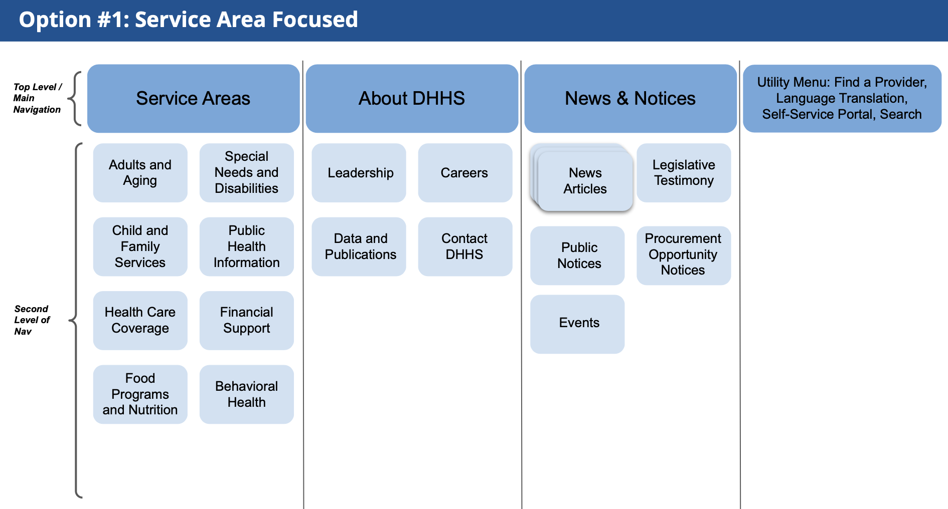 Information Architecture Options