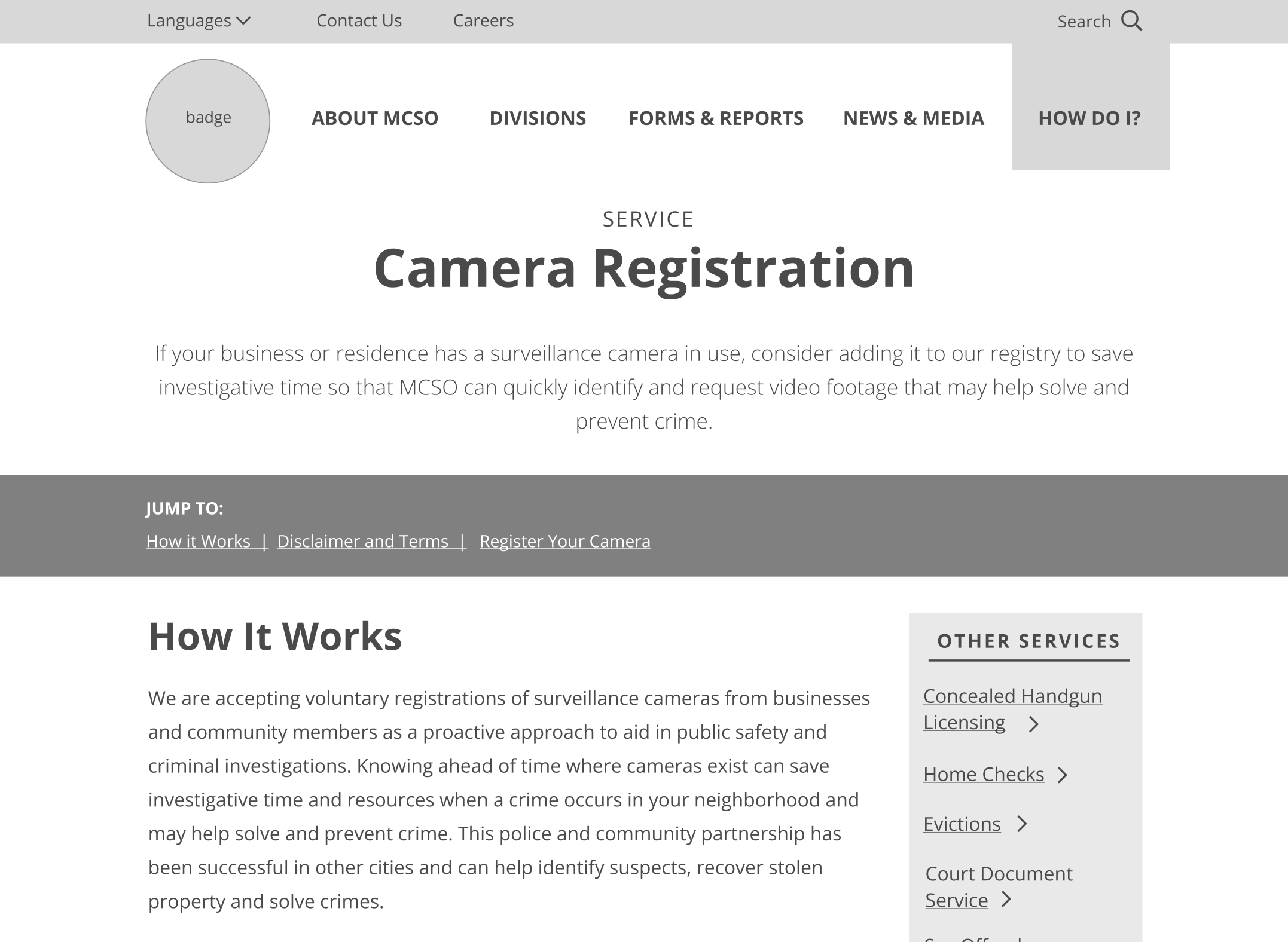 Low-fidelity Wireframe