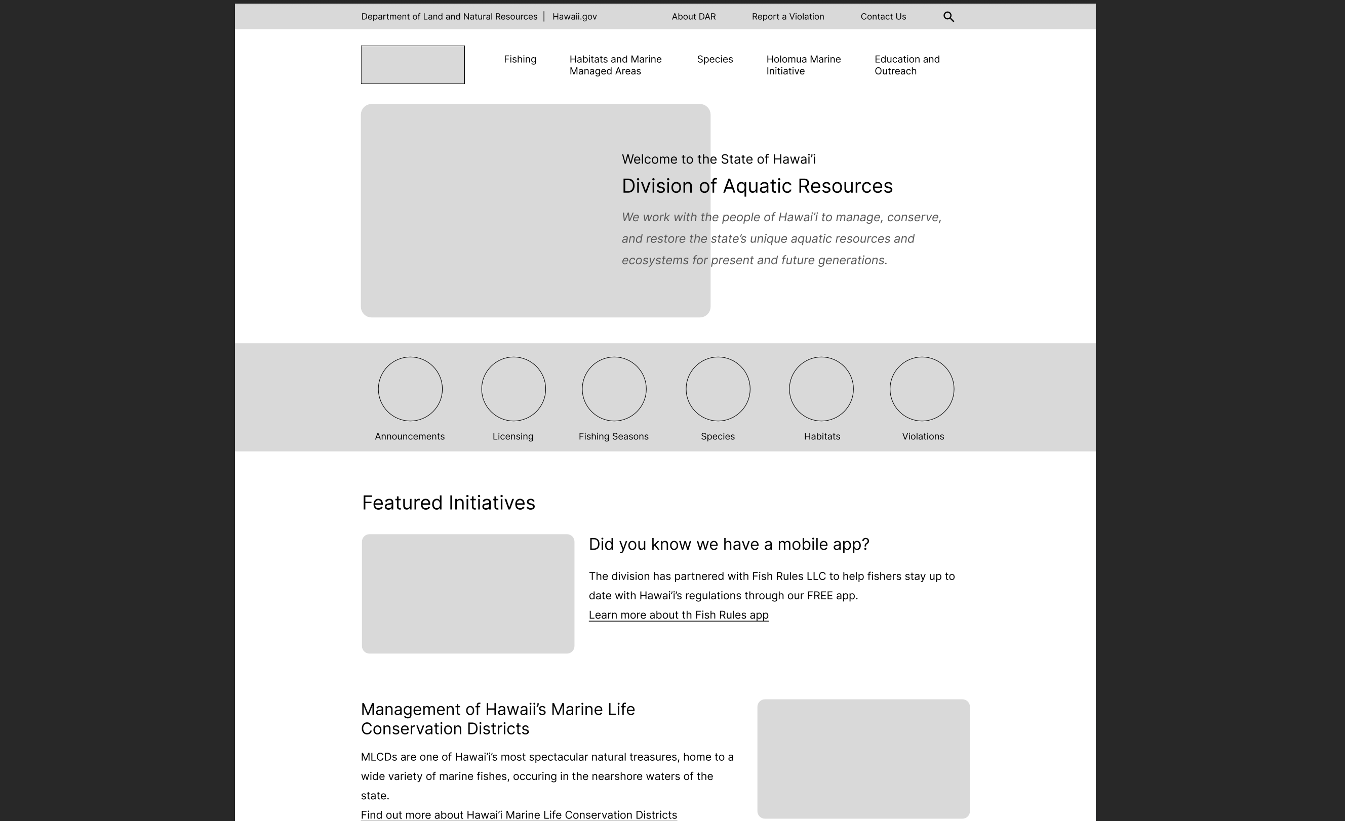 Low-fidelity Wireframe